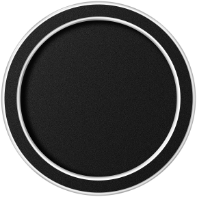 Plafonniere zwart led Ø23 cm ip 44