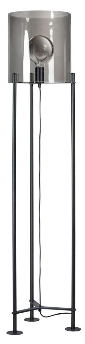 Vloerlamp Silo smoke glas ETH 8332-30 130 cm hoog