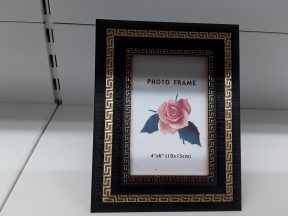 Versace Style fotolijst 10 x15 cm zwart /goud