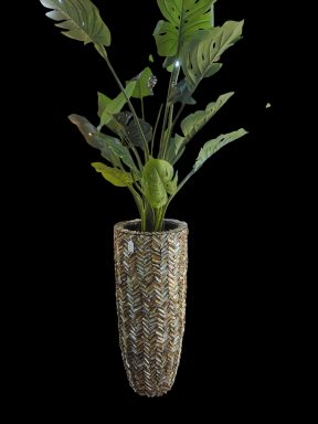 Schelpenvaas 90 cm hoog excl plant