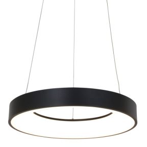 Steinhauer hanglamp led ring zwart 2695