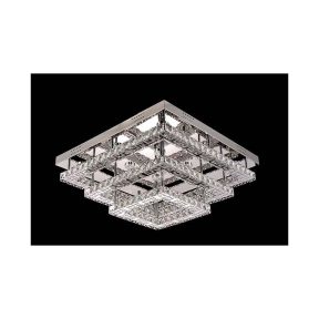 Versace stijl plafonniere incl usb en bluetooth vierkant