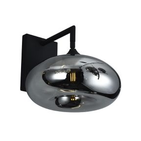 Wandlamp Nordon smoke