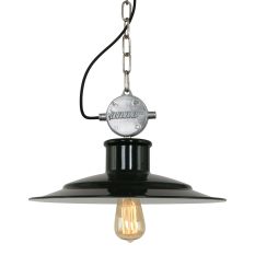 Scheeps hanglamp Millstone 7737ZW Zwart met E27 fitting
