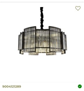 Hanglamp smoke grijs 60 cm doorsnee