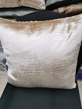 Kussenhoes croco print ecru