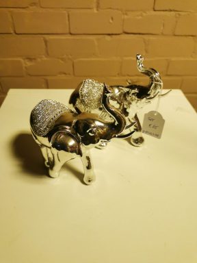 Set olifanten zilver