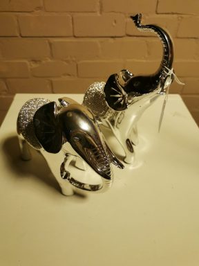 Set olifanten zilver