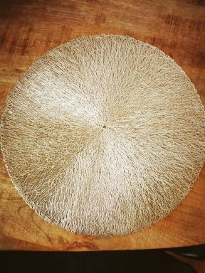 Placemet goud rond 38 cm