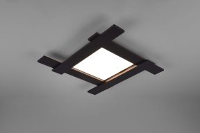 Moderne Plafonniere Trio 675510532 zwart