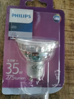 Philips GU10 Led 3,5 watt cool wit