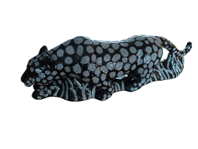 Panter zwart/ zilver groot