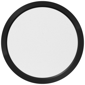 Plafonniere led wit /zwart Ø23 cm ip 44