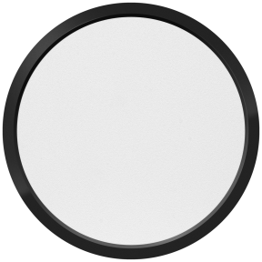 Plafonniere led wit/zwart Ø30cm ip 44