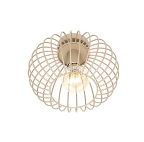 Plafondlamp mat zand 30 cm