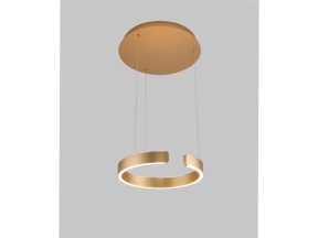 Hanglamp Lux circle Ø 80 cm goud