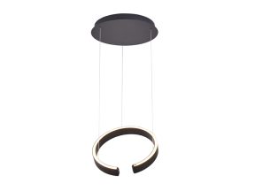 Hanglamp Lux Circle zwart 40 cm