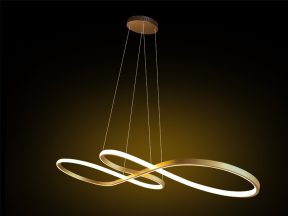 Hanglamp led Muka 120 cm goud