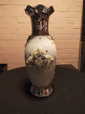 Vaas bling bling 46 cm hoog