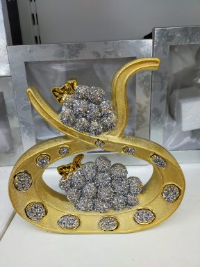 Druif decoratie goud