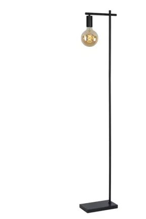 Lucide LEANNE - Vloerlamp - 1xE27 - Zwa