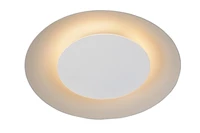 Lucide FOSKAL - Plafonnière - Ø 34,5 cm - LED - 1x12W 2700K - Wit