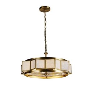 Hanglamp rond Ø 54 cm goud/opaal 23012-540-GO