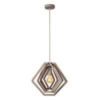 Lucide MAURO - Hanglamp Kinderkamer - 1xE27 - Taupe