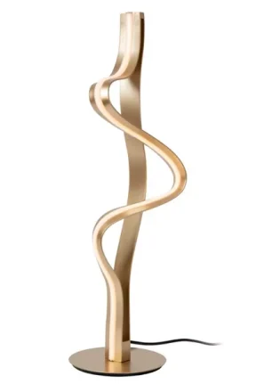 LAMBADA - Tafellamp - LED Dimb. - 1x19W 2700K - Mat Goud / Messing