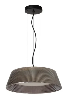 Lucide VIXI - Hanglamp - Ø 45 cm - LED - 1x22,6W 2900K - Fumé