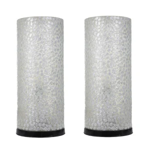 Wangi white - Tafellampje set 30 cm