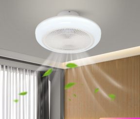 Plafond ventilator incl verlichting en afstandsbediening wit