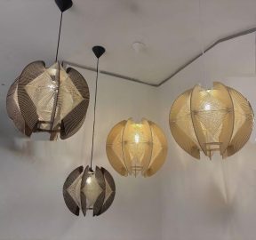 Jessica Hanglamp Ø 50 cm walnoot bruin