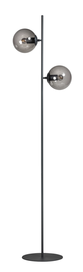ETH Davina Vloerlamp 2x E27 Zwart