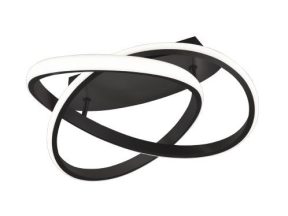 Plafonniere Course Trio zwart