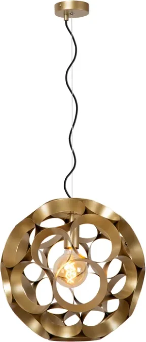 Hanglamp Hannlore mat goud Ø 40 cm