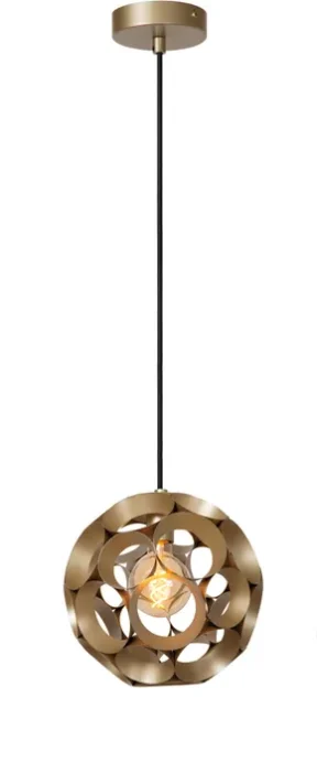 Hanglamp Hannelore mat goud Ø 30 cm