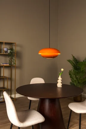 Lucide YOUNES - Hanglamp - Ø 40 cm - 1xE27 - Oranje