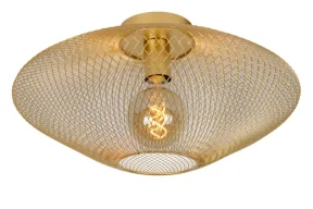 Plafonniere Lucide Mesh goud Ø 45 cm