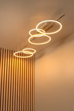 Lucide NICOLA - Plafonnière - LED - CCT - 1x37W 2700K/4000K - Taupe