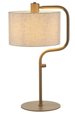 ETH Jacqueline Tafellamp 1xE27 Zand + Kap Creme