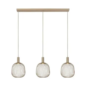 Hanglamp Lucide Esterel 3 lichts recht