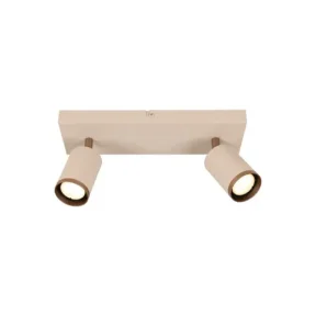 Lucide Regina spot beige 2 lichts/taupe