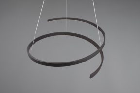 Cinque hanglamp Cinardi mat zwart toonzaal model
