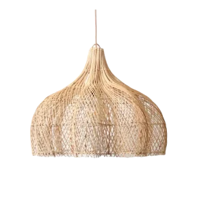 Hanglamp rotan/ bamboe flower 80 cm