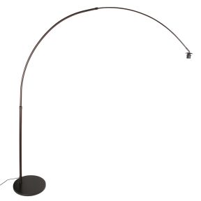 Cacao kleurige vloerlamp / booglamp Sparkled Light 7268CA zonder kap