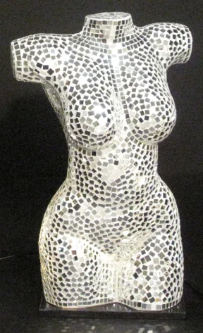 Mozaïek Buste lamp 50cm hoog
