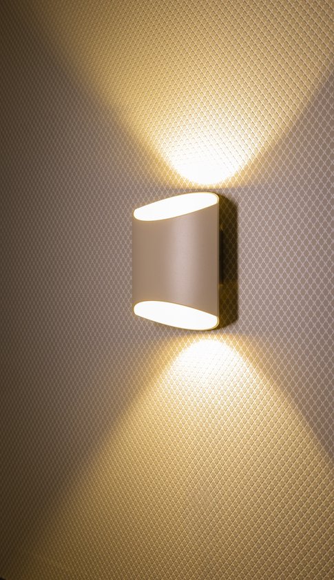 Wandlamp zandkleur