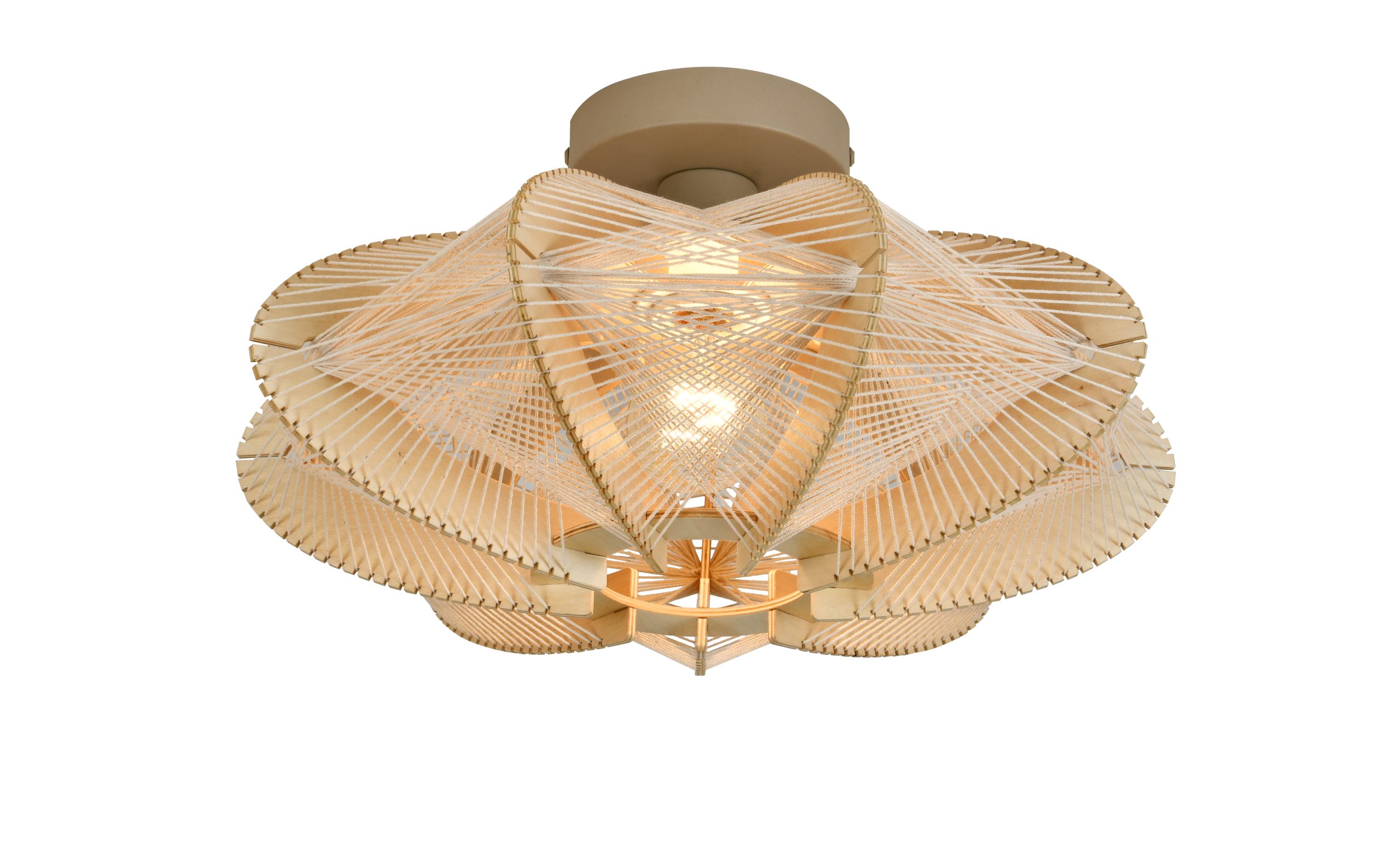 ETH Jessica Plafonniere / Wandlamp 1 lichts Natural/Beige 40cm