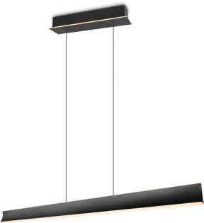 Trio Leuchten Cimolto led hanglamp zwart incl ci-mote afstandsbediening